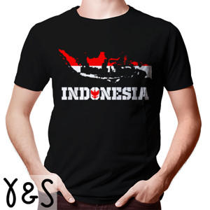 Kaos Kaos Indonesia Map Merah Putih
