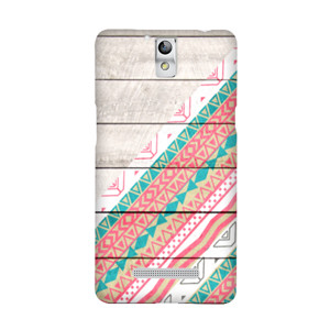 Pattern Coral Teal Chevron Wood Phonecase Casing HP