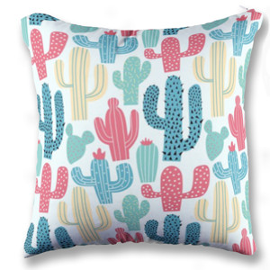 Bantal Colorful Cactuses