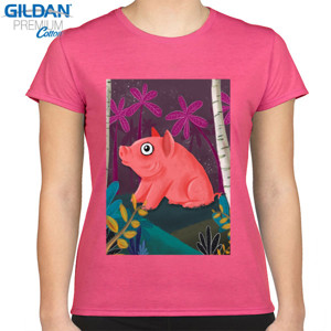 Kaos Kaos Wanita Pigi - pigi Gildan by Co_mbro