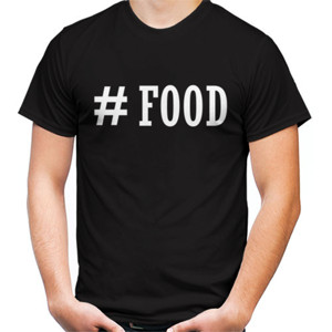 Kaos Distro Hashtag Food