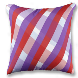 Bantal Gingham Purple