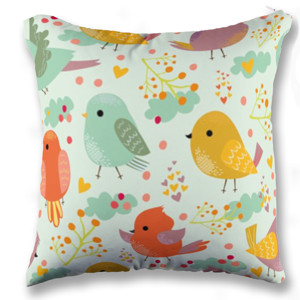 Bantal Colourful Birds