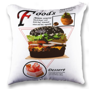 Bantal Bantal sofa kotak kuliner makanan