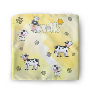 Sarung Bantal Cow milk susu sapi