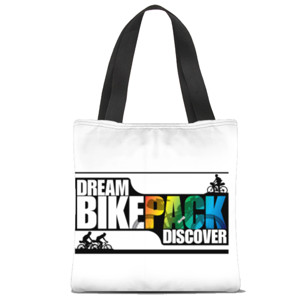 Tas Tote Fullprint Dream Bikepack Discover Grey on Light Color