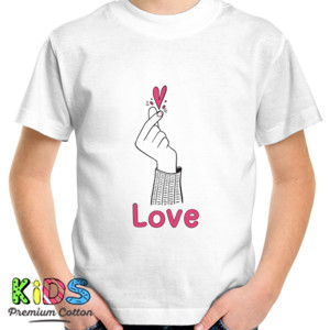 Kaos Kaos Hand Love Korea