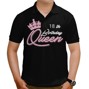 Kaos Polo Birthday queen T-Shirt