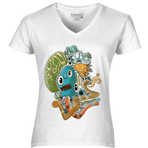 Kaos Kaos Doodle Surealis Kaligrafi