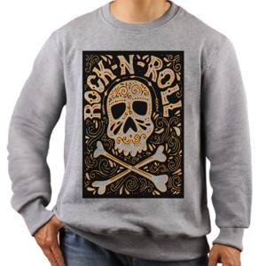 Jaket Sweater ROCK N ROLL