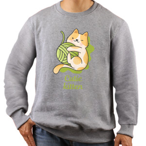 Jaket Sweater Cutie kitten