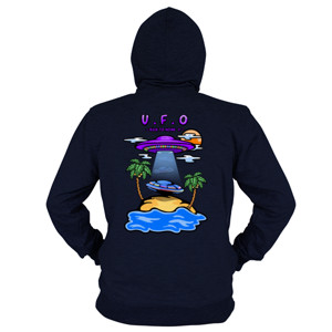 Hoodie Zipper ALIEN UFO 