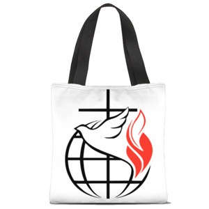Tas Tote Fullprint Salib - Burung - Api