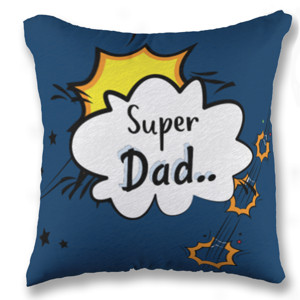 Bantal Motif Super Dad