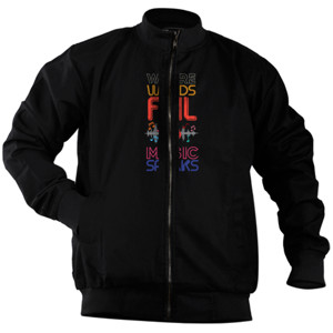 Jaket Bomber Music Quotes Musik