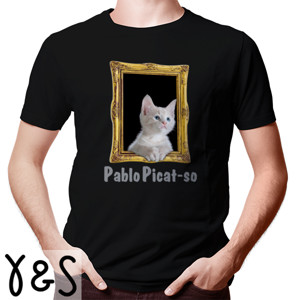 Kaos Cat Lover Pencinta Kucing Pablo Picatso