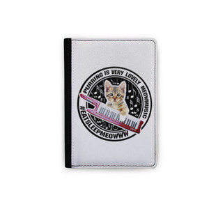 Dompet Passport Anak Kucing Bermain Music