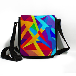 Tas Selempang Tas Selempang Gambar Garis Abstrak 3