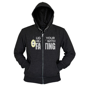 Hoodie Zipper Light Your Heart With Fasting
