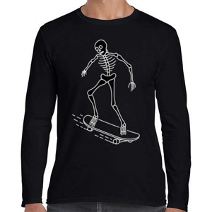 Kaos Skateboard lengan panjang