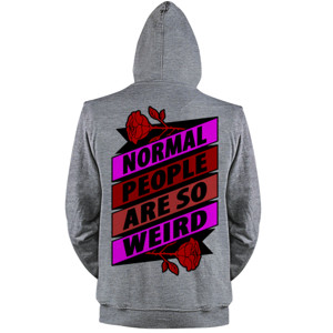 Jaket Hoodie NORMAL PEOPLE ARE SO WEIRD