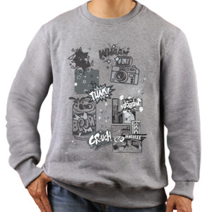 Jaket Sweater Classic Comic
