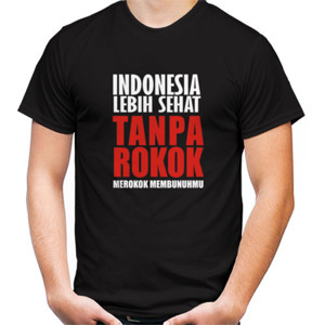Kaos Design Lebih Sehat Tanpa Rokok