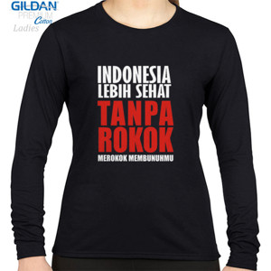 Kaos Design Lebih Sehat Tanpa Rokok