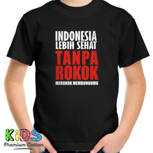 Kaos Design Lebih Sehat Tanpa Rokok