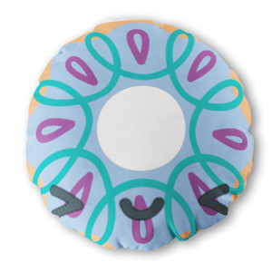 Bantal Bulat Donat Cantik