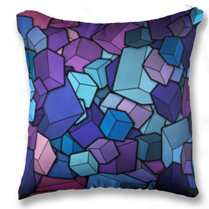 Bantal Bantal Kubus Abstract