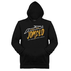 Jaket Hoodie T-shirt Lengan Panjang Jomblo Mulia