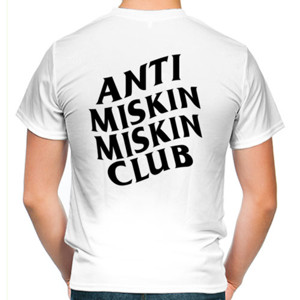 Kaos Anti Miskin - Black Font