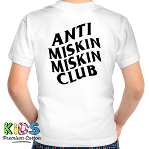 Kaos Anti Miskin - Black Font