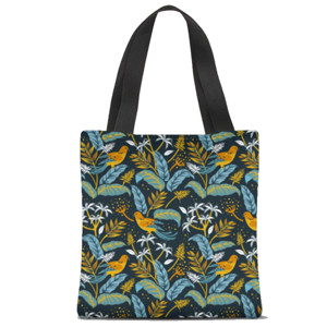 Tas Tote Fullprint natural bird