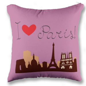 Bantal I love paris