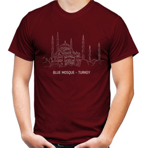 Kaos Kaos Dakwah TURKEY ISTAMBUL BLUE MOSQUE TURKI