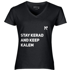 Kaos Stay Kerad (hitam)