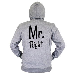 Hoodie Zipper Tshirt Couple 2 - Male