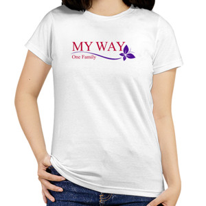 Kaos MyWay Cowok V-Neck DC