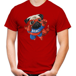 Kaos Pug Hero