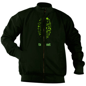 Jaket Bomber kaos pria
