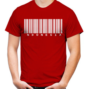 Kaos INDONESIA BARCODE