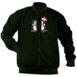 Jaket Bomber Clothudio - Penguin Cube Tees