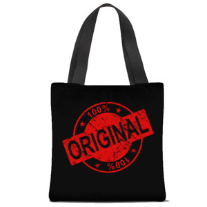 Tas Tote Fullprint Tas Tote Bag Full Print Warna Hitam