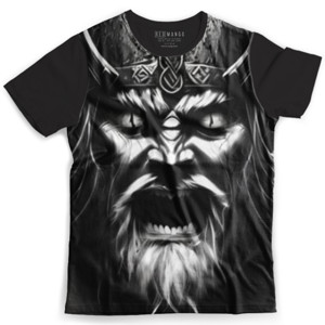 Kaos Fullprint Viking Warrior Face