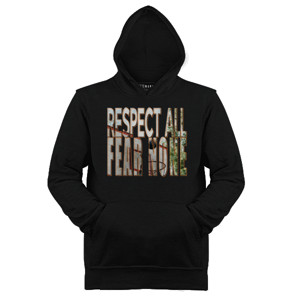 Jaket Hoodie Respect All Fear None