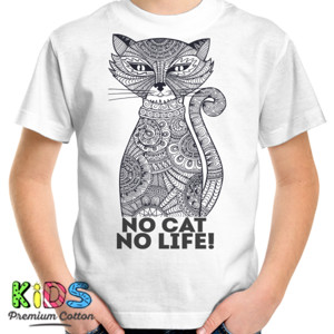 Kaos NO CAT NO LIFE 1