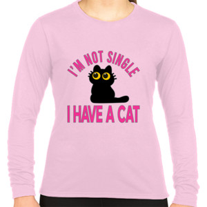 Kaos I'm Not Single I Have A Cat