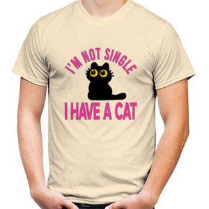 Kaos I'm Not Single I Have A Cat